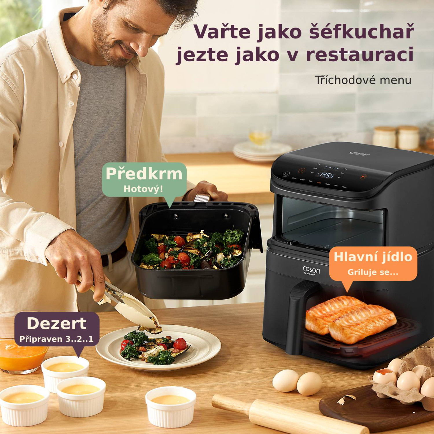 Bohaté příslušenství pro rozmanité vaření